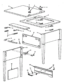 Replacement Parts parts for Kenmore Sewing Machine 412.9152181 (4129152181, 412 9152181) from AppliancePartsPros.com