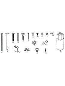 Hardware parts for Kenmore Gas Grill 415.15440 (41515440, 415 15440) from AppliancePartsPros.com