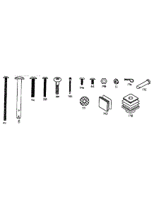 Hardware parts for Kenmore Gas Grill 415.15640 (41515640, 415 15640) from AppliancePartsPros.com