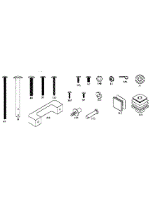 Hardware parts for Kenmore Gas Grill 415.15645 (41515645, 415 15645) from AppliancePartsPros.com