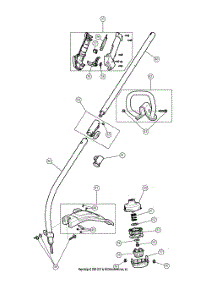 General Assembly parts for Mtd Gas Line Trimmer 41AD25CC793 from AppliancePartsPros.com