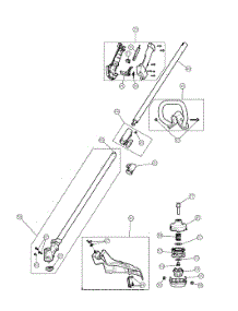 General Assembly parts for Mtd Gas Line Trimmer 41AD25SC793 from AppliancePartsPros.com