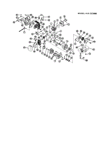 Engine parts for Cub Cadet Gas Line Trimmer 41ADC03G100 from AppliancePartsPros.com