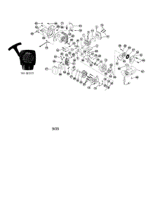 Cylinder / Crankcase / Muffler parts for Cub Cadet Gas Line Trimmer 41ADC75C010 from AppliancePartsPros.com