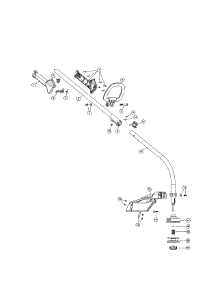 Driveshaft / Handle / Shield parts for Mtd Gas Line Trimmer 41ADZ22C766 from AppliancePartsPros.com