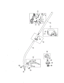 Drive Shaft / Shield parts for Mtd Gas Line Trimmer 41ADZ3CC799 from AppliancePartsPros.com