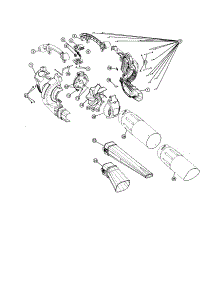 Housing parts for Mtd Gas Leaf Blower 41AS320G034 from AppliancePartsPros.com