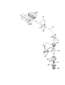 Driveshaft Housing / D-Handle parts for Troy-Bilt Gas Line Trimmer 41BD280G500 from AppliancePartsPros.com