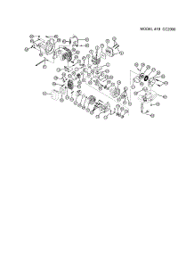 Engine parts for Cub Cadet Gas Line Trimmer 41BDC02G100 from AppliancePartsPros.com