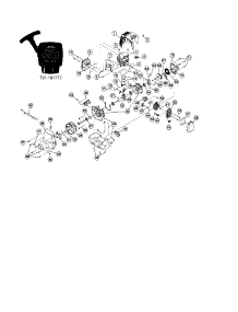 Cylinder / Crankshaft / Crankcase parts for Cub Cadet Gas Line Trimmer 41BDC75C010 from AppliancePartsPros.com