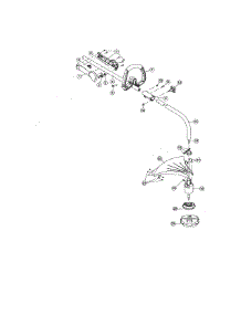 Drive Shaft / Handle / Shield parts for Troy-Bilt Gas Line Trimmer 41DDT52C966 from AppliancePartsPros.com