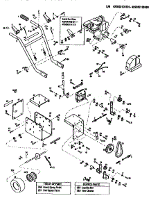 Tractor Assembly parts for Troy-Bilt Gas Snowblower 42000 from AppliancePartsPros.com