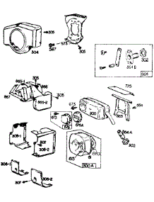 Muffler Assembly parts for Briggs & Stratton Lawn & Garden Engine 421400-421499 (0012 - 0022) from AppliancePartsPros.com