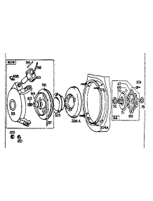 Rewind Starter Assembly parts for Briggs & Stratton Lawn & Garden Engine 421400-421499 (0012 - 0022) from AppliancePartsPros.com