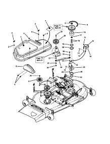 Deck Cover / Belts / Blade Brake parts for Snapper Rear-Engine Riding Mower 421622BVE from AppliancePartsPros.com