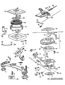 Engine Briggs & Stratton parts for Briggs & Stratton Lawn & Garden Engine 422437-1266 from AppliancePartsPros.com