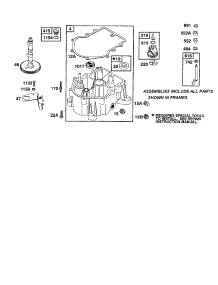 Engine Sump parts for Briggs & Stratton Lawn & Garden Engine 422700 TO 422799 (4822) from AppliancePartsPros.com