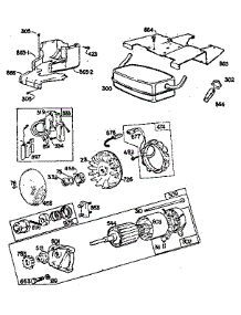 Flywheel & Ring Gear Assembly, Starting Motor parts for Briggs & Stratton Lawn & Garden Engine 422707 (0133-01 - 0133-01) from AppliancePartsPros.com
