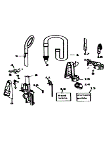 Hose / Handle parts for Eureka Upright Vacuum 4235AZ from AppliancePartsPros.com