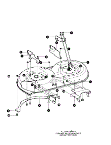 Blade Housing / Deck parts for Yard King Front-Engine Lawn Tractor 42566X89 from AppliancePartsPros.com