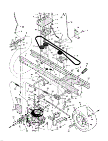 Motion Drive parts for Murray Front-Engine Lawn Tractor 42586X9A from AppliancePartsPros.com