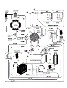 Electrical System parts for Murray Front-Engine Lawn Tractor 42586X9A from AppliancePartsPros.com