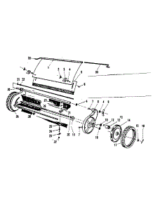 Hood And Brush parts for Craftsman Lawn Sweeper 42626091 from AppliancePartsPros.com