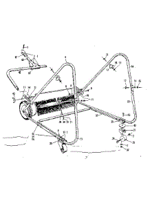Frame Assembly parts for Craftsman Lawn Sweeper 426260913 from AppliancePartsPros.com