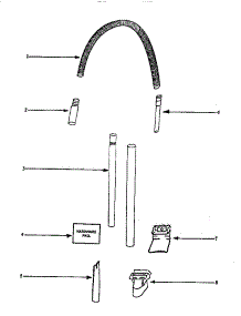 Attachment Parts parts for Eureka Upright Vacuum 4332BT from AppliancePartsPros.com