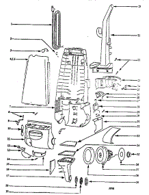 Handle And Bag Housing parts for Eureka Upright Vacuum 4332BTX from AppliancePartsPros.com