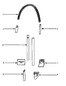 Hose Assembly parts for Eureka Upright Vacuum 4335A from AppliancePartsPros.com