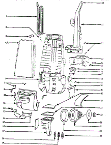 Handle And Bag Housing parts for Eureka Upright Vacuum 4335DTN from AppliancePartsPros.com
