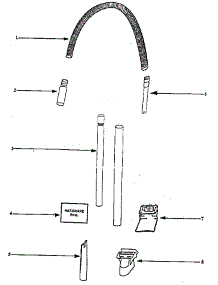 Attachment Parts parts for Eureka Upright Vacuum 4335DTN from AppliancePartsPros.com