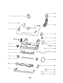 Hood / Base parts for Eureka Upright Vacuum 4335FT-1 from AppliancePartsPros.com