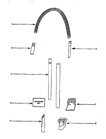 Attachment Parts parts for Eureka Upright Vacuum 4340DT from AppliancePartsPros.com