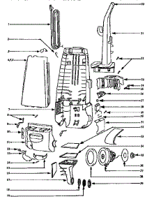 Handle And Bag Housing parts for Eureka Upright Vacuum 4350A from AppliancePartsPros.com