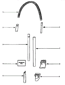 Attachment Parts parts for Eureka Upright Vacuum 4350A from AppliancePartsPros.com