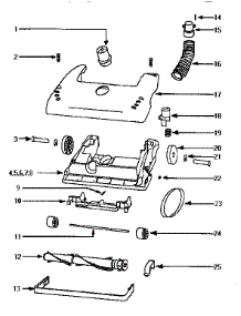 Base Assembly parts for Eureka Upright Vacuum 4350AT from AppliancePartsPros.com