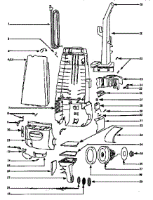 Housing Handle parts for Eureka Upright Vacuum 4351AT from AppliancePartsPros.com