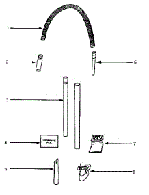 Hose Assembly parts for Eureka Upright Vacuum 4351AT from AppliancePartsPros.com