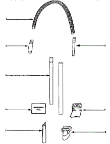 Attachment Parts parts for Eureka Upright Vacuum 4351BT from AppliancePartsPros.com