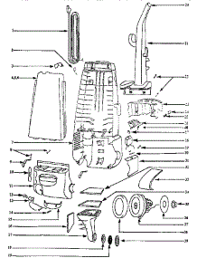 Handle And Bag Housing parts for Eureka Upright Vacuum 4351BTZ from AppliancePartsPros.com