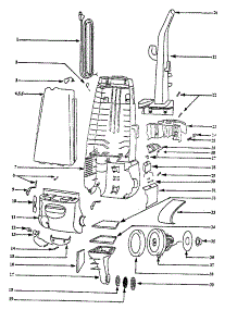 Handle And Bag Housing parts for Eureka Upright Vacuum 4351DT from AppliancePartsPros.com