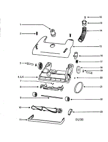 Hood parts for Eureka Upright Vacuum 4380ATV from AppliancePartsPros.com