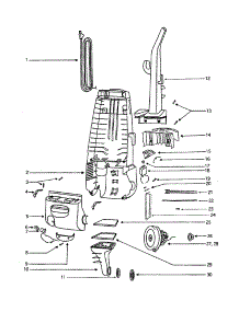 Motor Cover parts for Eureka Upright Vacuum 4380ATV-1 from AppliancePartsPros.com
