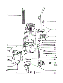 Motor Cover parts for Eureka Upright Vacuum 4381AT-3 from AppliancePartsPros.com