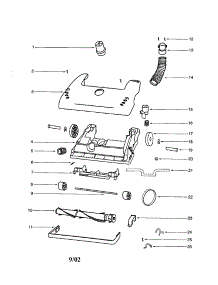 Base / Hood parts for Eureka Upright Vacuum 4388BH from AppliancePartsPros.com