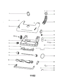 Hood / Base parts for Eureka Upright Vacuum 4388BH-1 from AppliancePartsPros.com
