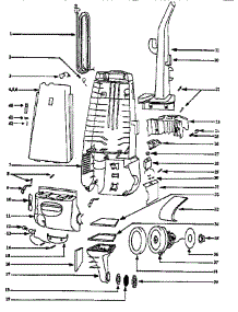 Housing Handle parts for Eureka Upright Vacuum 4440A from AppliancePartsPros.com