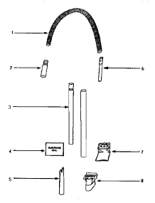 Hose Assembly parts for Eureka Upright Vacuum 4440A from AppliancePartsPros.com